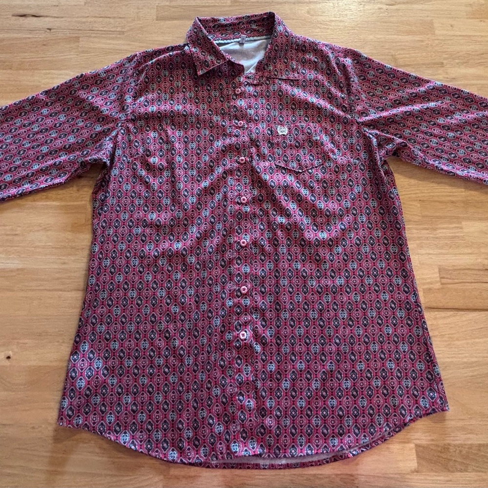 Cinch arena flex button down